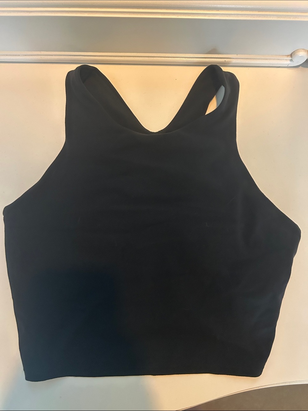 Athleta Black Women's Racerback Crop Top
